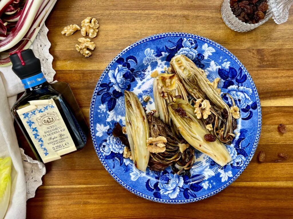Risotto con fonduta di parmigiano e aceto balsamico 